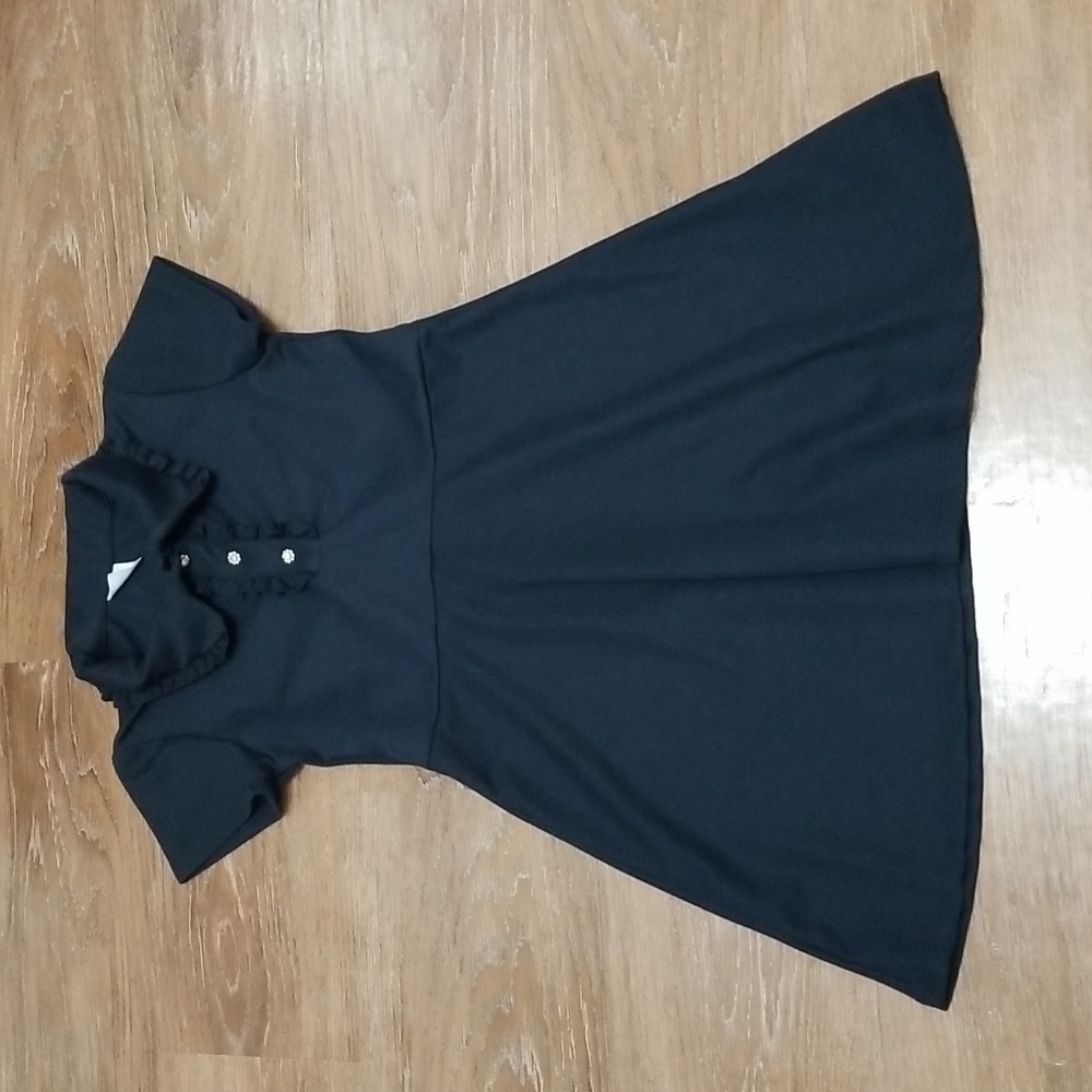 (10) ZARA Collared Academia Formal Occasion Girlhoodcore Rhinestone Ruffle Girly